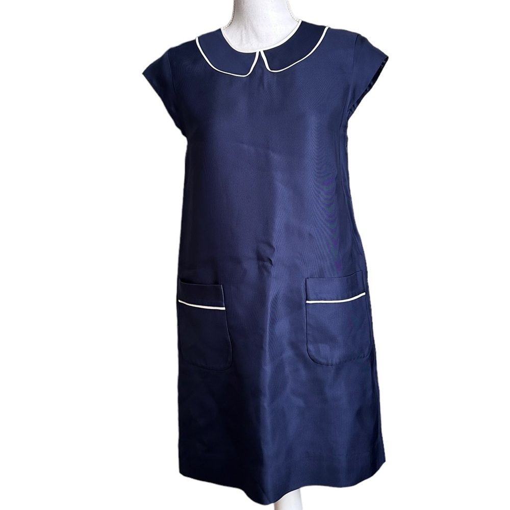 Kate Spade French Thelma Peter Pan Collar Dress Size 4 - Picture 11 of 17